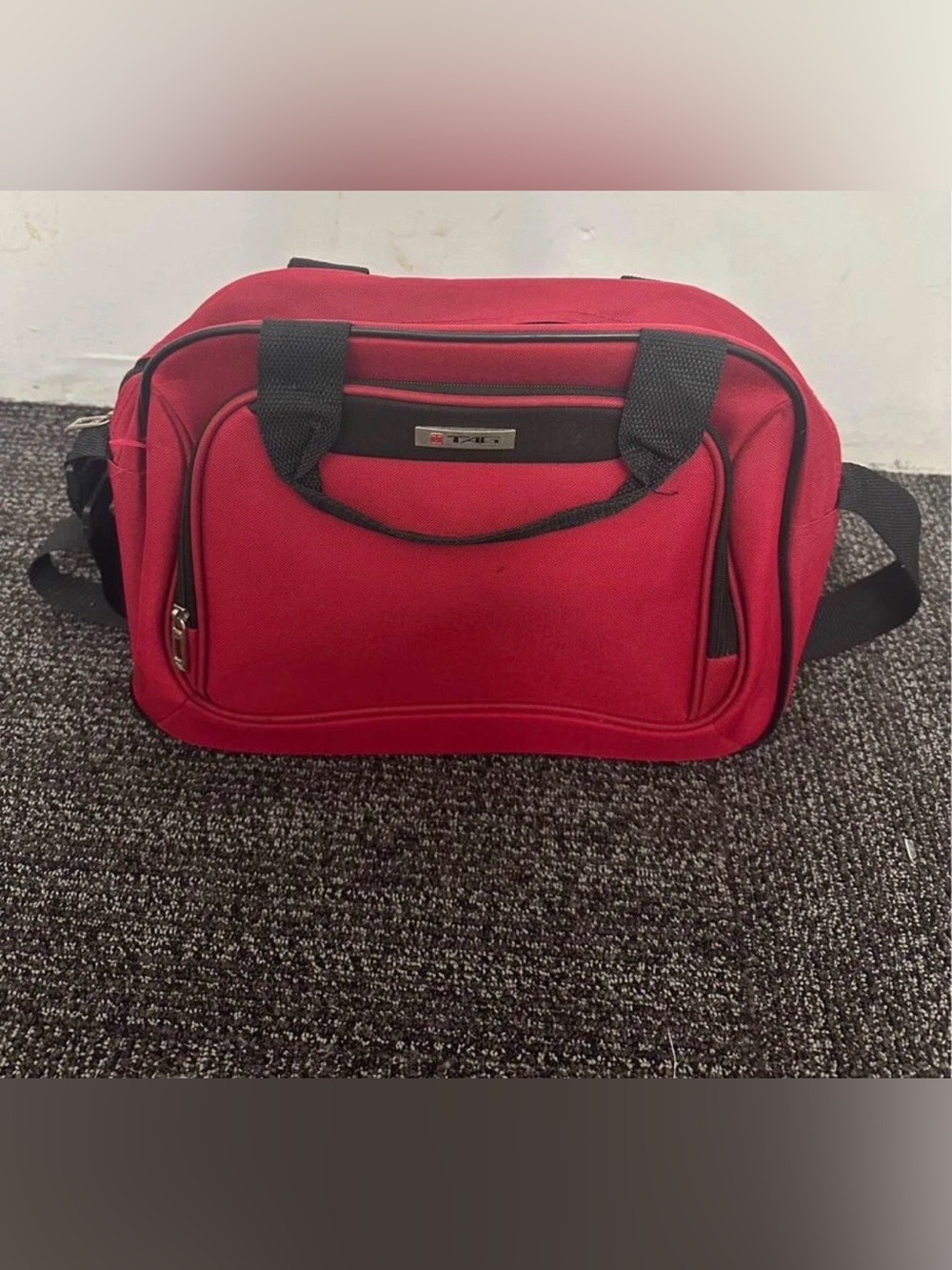 Tag Red Tablet Small Laptop Holder Shoulder Carrying Bag Briefcase 15"